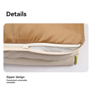 Custom <b>Dog</b> <b>Bed</b> Rectangle Solid Color Removable Washable Pet <b>Sofa</b> <b>Bed</b> <b>For</b> <b>Dog</b> Summer Use - Product Image 4