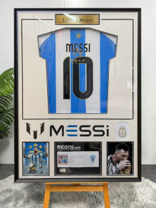 Cornice Personalizzata di Alta Qualità per Maglie di Calciatori e Giocatori di Basket, Prodotto Finito con <span class=keywords><strong>Foto</strong></span> e Firma Stampata - Product Image 5