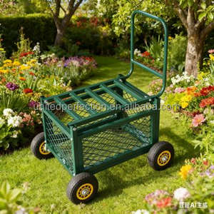 ที่นั่งในสวนแบบกลิ้งมีล้อรถเข็นสำหรับงานหนักพร้อมที่นั่งเก้าอี้ในสวนแบบหมุนได้พร้อมล้อสำหรับผู้สูงอายุ - Product Image 3