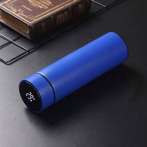Wholesale 500ml <b>18</b>/8 Stainless Steel Smart Vacuum Flask Digital Water Bottle Double Walls Thermos Led Temperature Display - Product Image 4