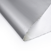 Tissu en fibre de verre enduit de silicone simple face 3732, résistant à la chaleur 260°C, anti-déchirure, imperméable, pour ventilateur flexible