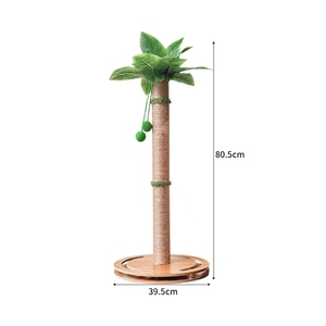 Fabricante personalizado de lujo verde real gato árbol al por mayor de alta resistencia gato alto árbol Torre mejor vendedor raspador <span class=keywords><strong>para</strong></span> <span class=keywords><strong>gatos</strong></span> grandes - Product Image 2