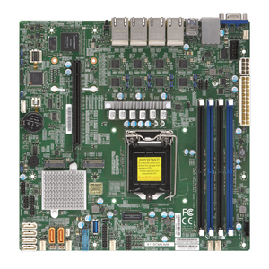 Placa Base para Servidor MicroATX MBD-X11SCM-LN8F con un Solo Socket LGA-1151 (Socket H4) Intel C246, Compatible con DDR4, Nuevo, Entrega Rápida, Buen Estado - Product Image 1
