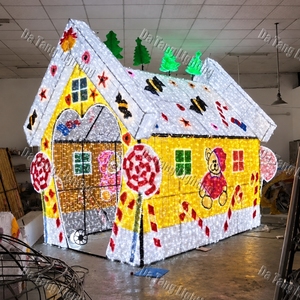 Large <b>Lighted</b> <b>Christmas</b> House Decoration for Outdoor Malls City Plazas Parks Resorts and Winter Festival Projects - Product Image 5