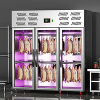 Vitrine d'affichage intelligente commerciale, armoire de rôtissage de poulet, vitrine alimentaire, armoire de séchage à air pour viande de canard