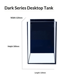 Pecera Ultra Transparente para <span class=keywords><strong>Peces</strong></span> Betta, Mini Pecera de Escritorio, Especial para Betta de Tailandia, Pecera Ultra Transparente para Transmisión en Vivo, Pecera de Cristal - Product Image 5