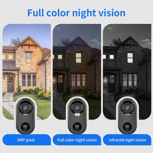 Caméra de <span class=keywords><strong>surveillance</strong></span> intelligente à batterie basse consommation 3MP, vision nocturne couleur, caméra sans fil à batterie basse consommation 3MP - Product Image 6