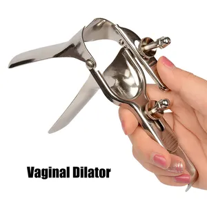 1PC Vagina Expansion Vaginismus Device Adult Genitals Anal Stainless Steel Vaginal Dilator Feminine Products