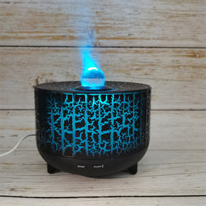 2025 Design Unique Battant Spray USB Humidificateur Huiles Essentielles 3D Feu Flamme Effet Feu Volcan Pulvérisation Diffuseur - Product Image 6