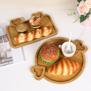 Plateaux de service créatifs en MDF, forme irrégulière, design simple, pour collations et fruits, usage domestique, options rondes et carrées - Product Image 2