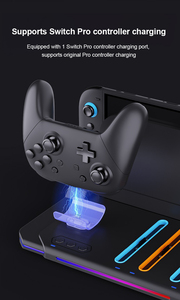 แท่นชาร์จคอนโทรลเลอร์เกมออลอินวันสำหรับ <span class=keywords><strong>Switch</strong></span> 2 PS5 พร้อมไฟ RGB พัดลมระบายความร้อนอเนกประสงค์ ที่วางเก็บการ์ดเกม - Product Image 6