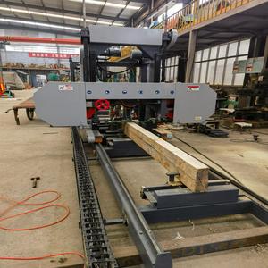 Horizontal Practical Portable High Efficiency Diesel Stable Band Sawmill Wood Cutting Sawmill 35HPLONCIN Gasoline Engine - Product Image 3