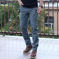 Pantalon cargo tactique de haute qualité, pantalon camouflage pour homme, mélange de coton, pantalon lumineux, pantalon de randonnée en plein air, pantalon de travail