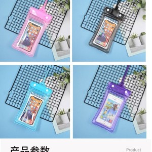 เคสโทรศัพท์กันน้ำพร้อมสายรัดกันกระแทกแบบซิปปิด สายรัดถอดออกได้สำหรับว่ายน้ำ ดำน้ำ ล่องแก่ง รองรับหน้าจอสัมผัส - Product Image 1