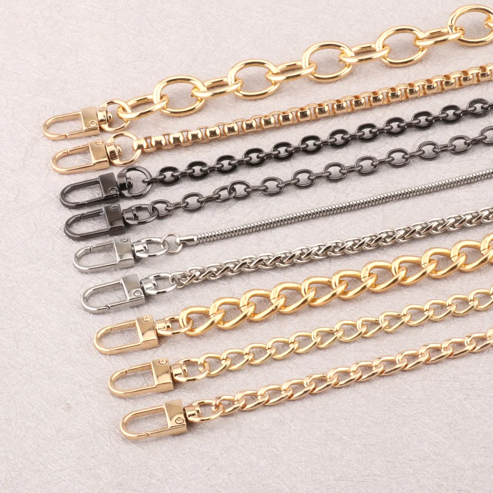 Replacement Handbags Accessories with Women Shoulder Straps Chains Metal Chains Metal Lanyards DIY bag Chain