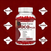 Fabricant Maca Plus Gummy pour l'augmentation et le raffermissement des fesses, des cuisses et des hanches, favorisant des courbes BBL, bonbons gélifiés
