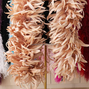 Перья петуха Red Rooster, серебряная нить, 3 метра, окрашенные, с узором, для свадеб, рукоделия, карнавалов, фестивалей, вечеринок, декор в натуральном стиле - Product Image 3