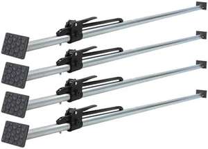 บาร์บรรทุกท่อเหล็ก89-104นิ้วพร้อมแผ่นยางขนาด103*103มม. อุปกรณ์เสริมสำหรับรถบรรทุกที่จำเป็นสำหรับรถบรรทุก - Product Image 4