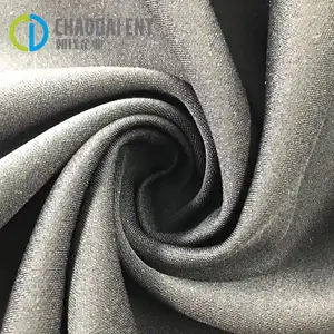 20D+15D+30D Double Faced Elastic Black Nylon Fabric For Garment