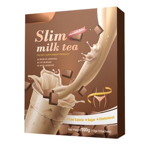 Vente chaude Plusieurs Saveurs Boisson Instantanée Thé Au <span class=keywords><strong>Lait</strong></span> Mince Fraise Taro Saveur De Chocolat Suppléments De Santé Personnels - Product Image 6