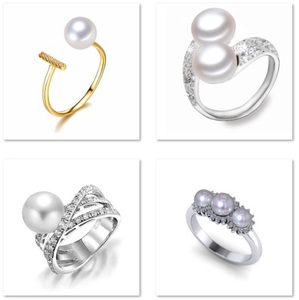 Libérez le potentiel de votre marque avec nos bagues en argent 925 et perles d'eau douce de qualité supérieure, service FBA, designs personnalisés acceptés - Product Image 2