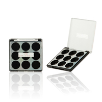 Palette de maquillage transparente vide personnalisée pour fards à paupières, marque privée