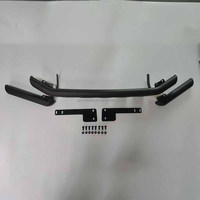 Bumper Depan Baja Hitam 4X4 untuk Toyota Hilux Revo Rocco 2015-2023, Pelindung Bumper Depan Truk Pikap, Aksesoris