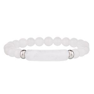 Bracelet élastique unisexe en <span class=keywords><strong>pierre</strong></span> de quartz rose 8 mm, motif cercle, bracelet en agate de guérison, cadeau de vacances pour femme - Product Image 6