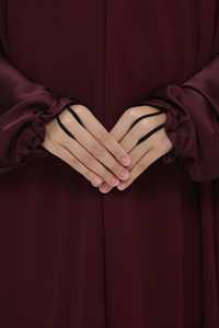 SIPO – ensemble de prière du Ramadan malaisien, télékung singapour, personnalisé, Oem, en soie, 2 pièces, broderie en dentelle, vêtements de prière - Product Image 4