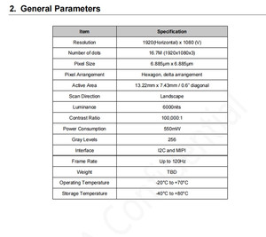 Hui תצוגת 0.6 אינץ 'דולד טמפרטורה נמוכה תצוגה תרמית הדמיה תרמית לילה מכשיר עבור 1920 אר/Vr * 1080 - Product Image 6