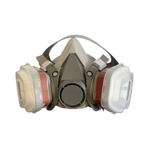 Masker Wajah karet <span class=keywords><strong>Respirator</strong></span> Anti Gas, masker wajah setengah wajah OEM 6200 harga pabrik - Product Image 5