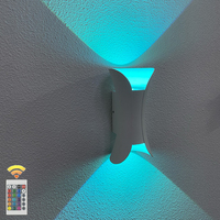 Éclairage RGB 6W pour bar et KTV, lampe de chevet moderne à intensité variable avec contrôleur, lumière décorative multicolore 16 couleurs