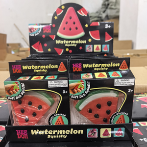 Creative Simulation Watermelon Stress Relief Squeeze Toy Slow <b>Rebound</b> Squishy Toy - Product Image 1