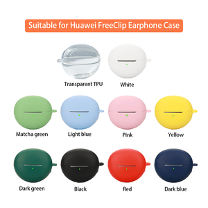 Échantillons Gratuits : Étui en Silicone pour Écouteurs, Accessoires pour Casques, Étui de Protection en Caoutchouc Silicone pour <span class=keywords><strong>Huawei</strong></span> FreeClip - Product Image 2