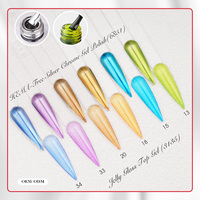 Gel UV Chrome Effet Miroir Hema Free Argent Métallisé Longue Durée pour Ongles – Peinture Gel Chrome pour Nail Art Marque Privée