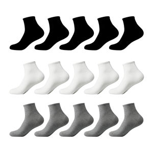 कपास वसंत शरद ऋतु 100% आकस्मिक पुरुषों के चालक दल मोजे - Product Image 2