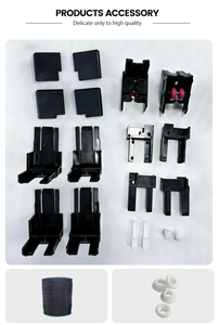 Persianas Enrollables Opacas 100% con Diseño de Panal de Abeja <span class=keywords><strong>para</strong></span> Día y Noche, Malla Plisada Retráctil Contra Insectos con Accesorios - Product Image 2