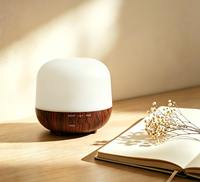 Diffuseur d'aromathérapie à ultrasons effet bois, brume froide, purificateur d'air, diffuseur de parfum, diffuseur d'huiles essentielles pour la maison