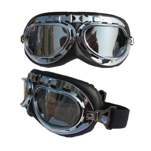 Lunettes de moto à monture complète, lentille sphérique en polycarbonate, anti-buée, protection UV, lunettes de sport de plein air pour hommes - Product Image 1