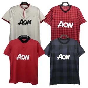 Camisetas de fútbol retro, camisetas clásicas digitales retro, edición de coleccionista, camiseta de fábrica, camiseta de fútbol retro personalizada