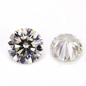 3-12mm Lâche Zircon Pierre G Blanc 8 Coeurs et Flèches Rond Brillant Coupe 5A Grade Zircon Cubique Synthétique - Product Image 2