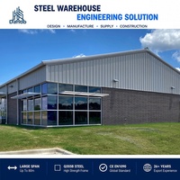 Edificio de Almacenamiento de Acero, Estructura Prefabricada, Taller de Fabricación, Instalación de Almacenamiento para Proyectos de Expansión Industrial