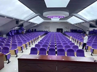 Chaise pliante en tissu de style moderne Offre Spéciale pour salle de théâtre auditorium église cinéma école hôpital utilisation