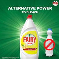 Savon liquide vaisselle Fairy Plus au citron avec une puissance alternative à celle du blanchiment 600ml