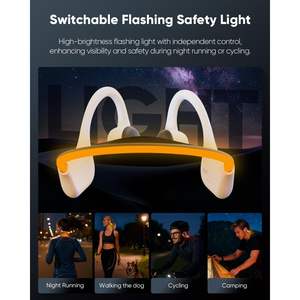 Auriculares de Conducción Ósea KLKE, Resistentes al Agua IP66, Bluetooth, Transductores Dobles, para Correr, Ciclismo, Gimnasio, Deportes - Product Image 4