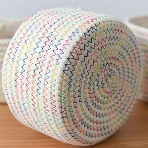 Woven Storage <b>Basket</b> Round 1-3L Handmade Desktop Organizer For Toys Keys Snacks - Product Image 2