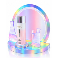 Présentoir de Comptoir en Acrylique Irisé pour Maquillage, Support de Présentation Cosmétique, Présentoir Rehausseur pour Produits de Soin, Décoration de Magasin de Beauté