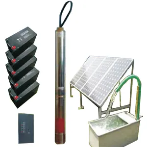 12 V DC energía solar bombas de agua sumergibles