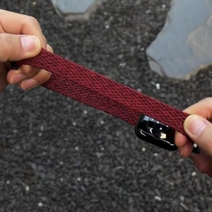 Upro Magnetic Buckle Braided Nylon Band for apple <b>Watch</b> Ultra 2 Series 10 9 8 <b>7</b> 6 49mm 46mm 45mm 44mm Adjustable Elastic Strap - Product Image 2