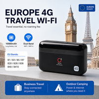 Routeur Power-Bank M100 4G LTE Cat4 300 Mbps WiFi Portable 10000 mAh 2-en-1 Double Bande USB Type-C pour Routeur Mobile d'Urgence et Voyage